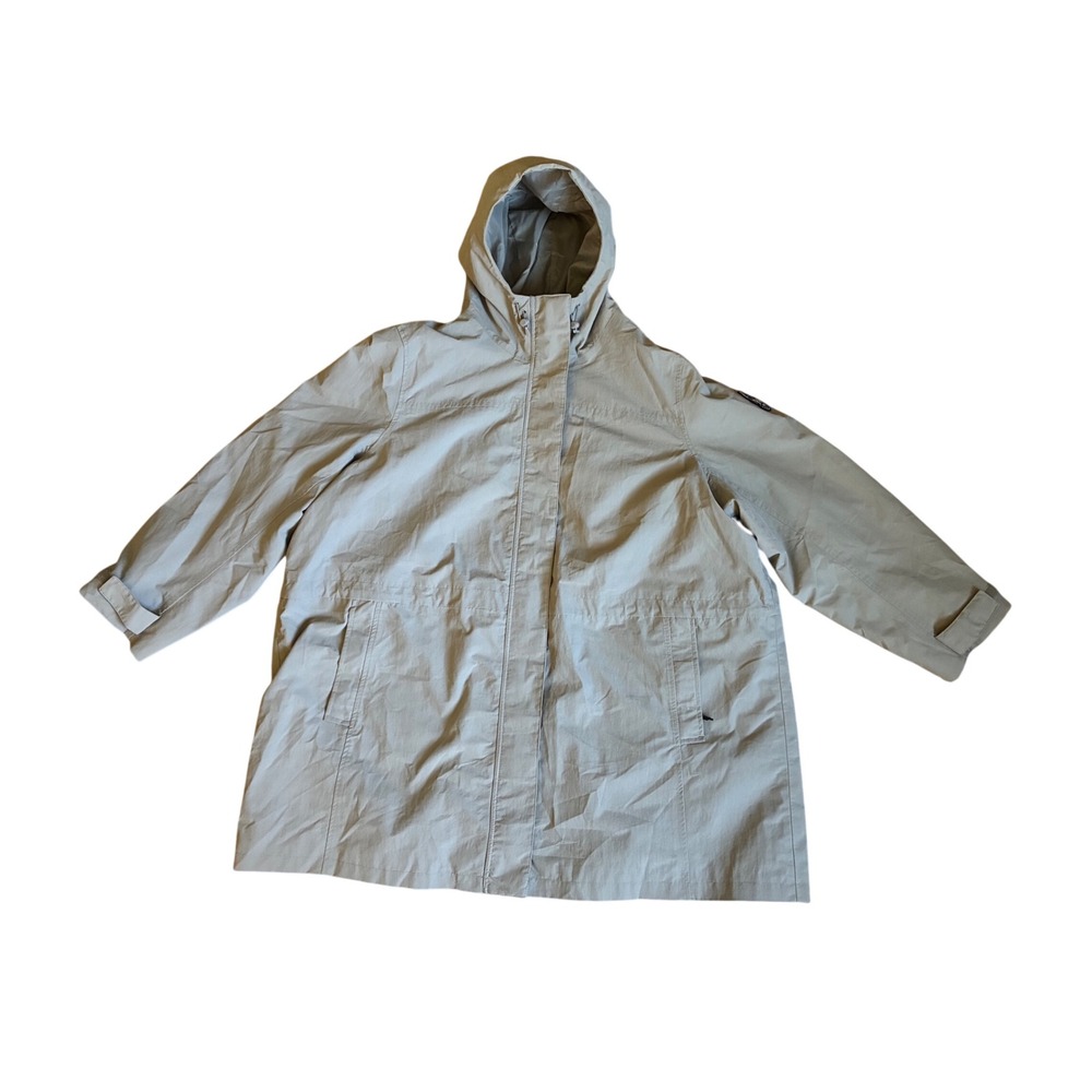 Lands End Men's Squall Hooded Jacket Fleece Lined Rain Parka 3X 
Utility Outdoor
